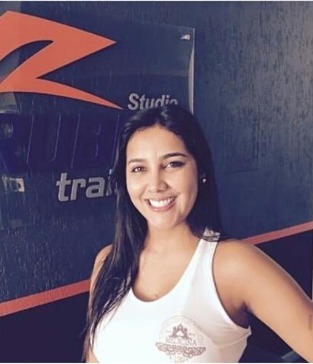 Foto da aluna do Studio Rubini Training